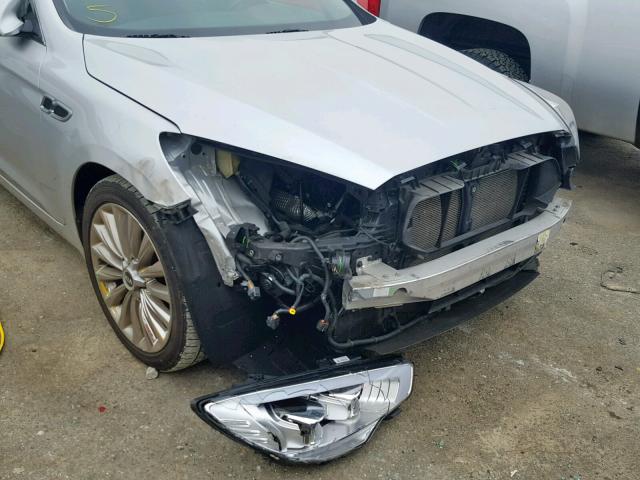 KNALW4D45F6019789 - 2015 KIA K900 SILVER photo 9