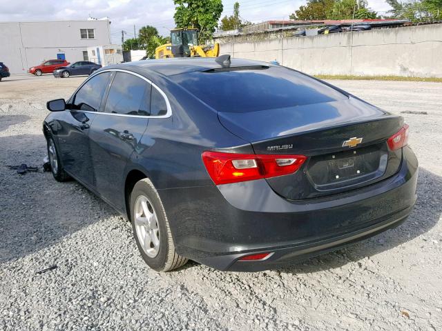 1G1ZB5ST9HF292495 - 2017 CHEVROLET MALIBU LS CHARCOAL photo 3