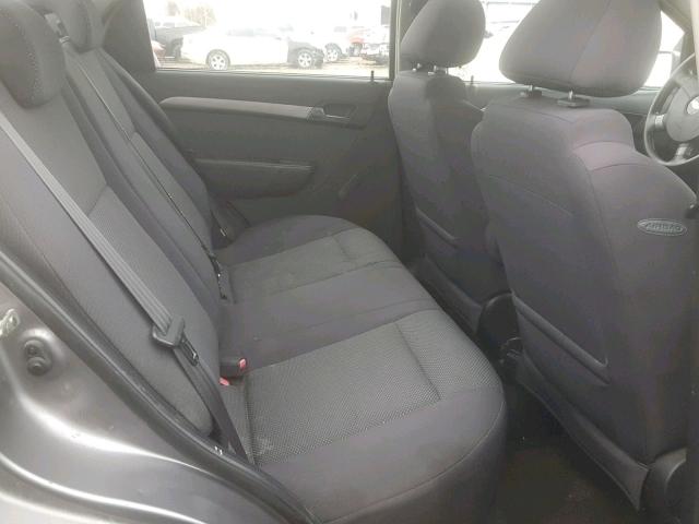 KL1TD56668B162491 - 2008 CHEVROLET AVEO BASE Сұр фото 6