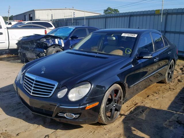 WDBUF56X48B292963 - 2008 MERCEDES-BENZ E 350 BLACK photo 2