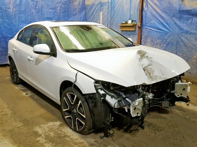 YV140MTL3J2457139 - 2018 VOLVO S60 DYNAMI WHITE photo 1