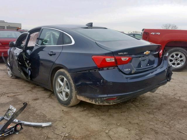 1G1ZB5ST6HF145597 - 2017 CHEVROLET MALIBU LS 蓝色 照片 3