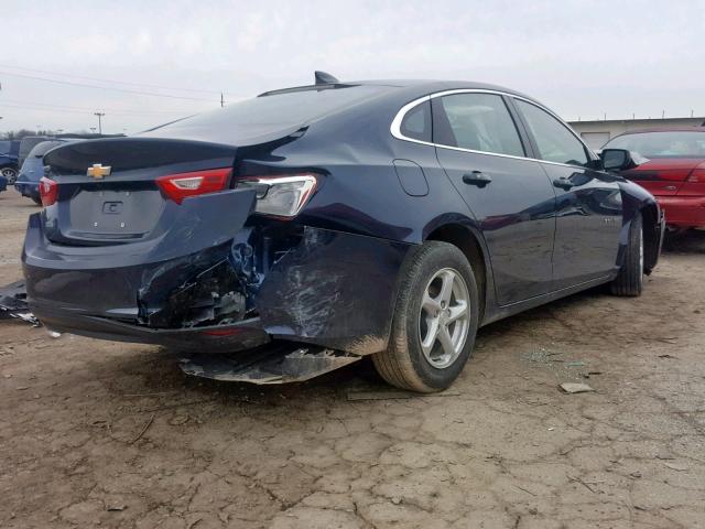 1G1ZB5ST6HF145597 - 2017 CHEVROLET MALIBU LS 蓝色 照片 4