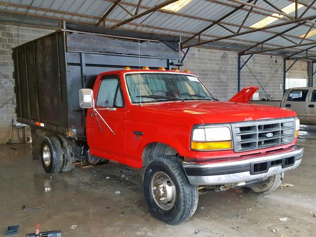 1FDLF47FXREA38957 - 1994 FORD F SUPER DU RED photo 1