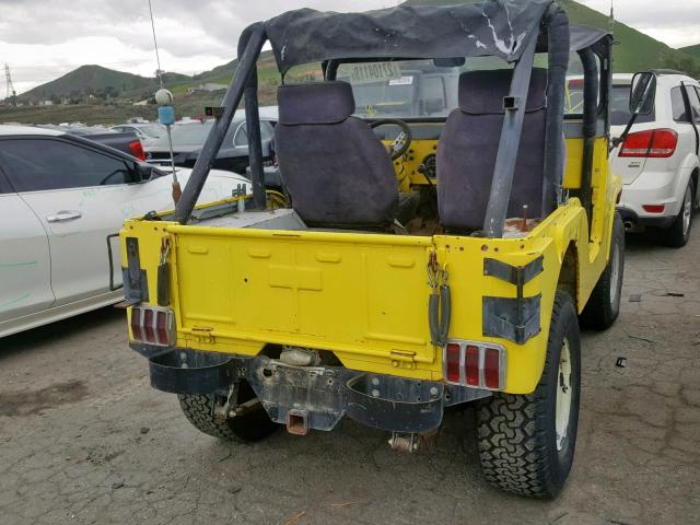 832210604 - 1966 JEEP CJ YELLOW photo 4