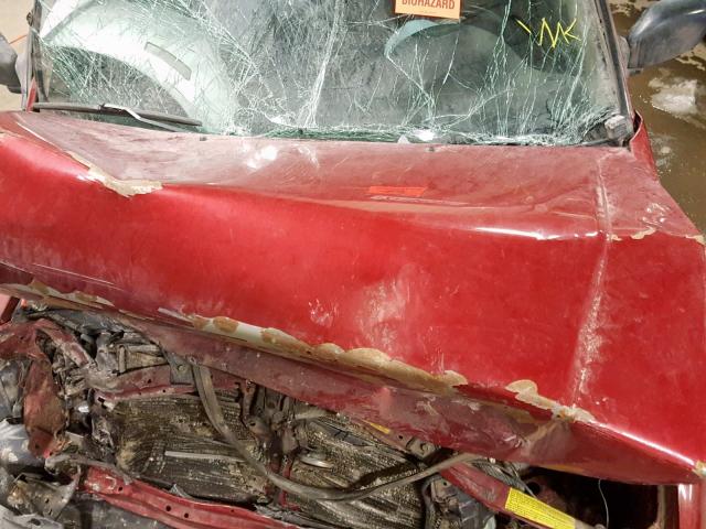 JF1SF6554WG702987 - 1998 SUBARU FORESTER S RED photo 7