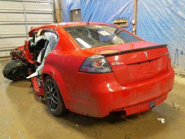 6G2EC57Y68L129481 - 2008 PONTIAC G8 GT RED photo 3