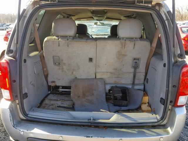 1GNDV23LX5D297533 - 2005 CHEVROLET UPLANDER L Gümüş foto 9