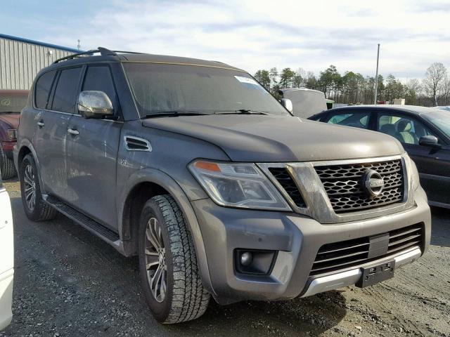 JN8AY2ND1H9004896 - 2017 NISSAN ARMADA SV GRAY photo 1