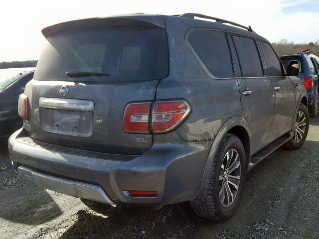 JN8AY2ND1H9004896 - 2017 NISSAN ARMADA SV GRAY photo 4