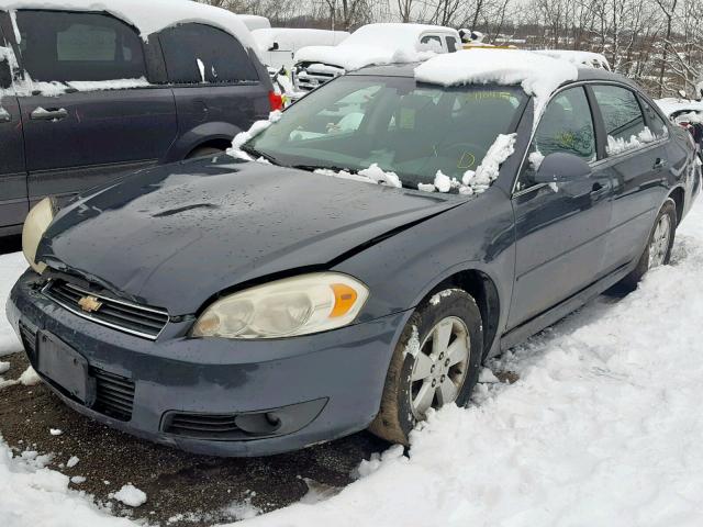 2G1WG5EK2B1165870 - 2011 CHEVROLET IMPALA LT GRAY photo 2