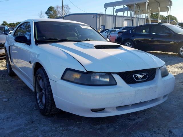 1FAFP42X12F196091 - 2002 FORD MUSTANG GT WHITE photo 1