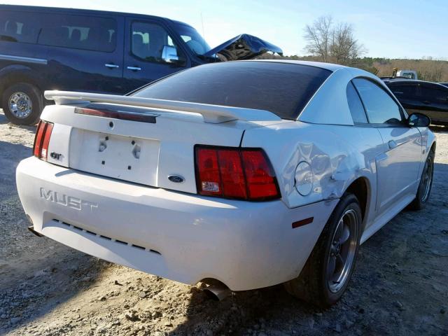 1FAFP42X12F196091 - 2002 FORD MUSTANG GT WHITE photo 4