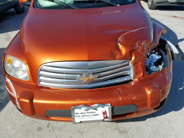 3GNDA23D78S559694 - 2008 CHEVROLET HHR LT ORANGE photo 9