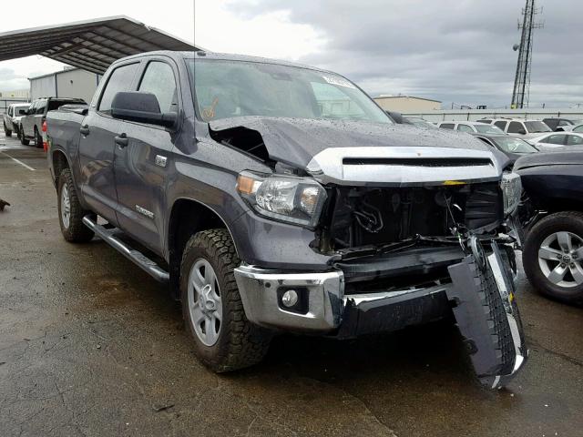 5TFDY5F17JX771488 - 2018 TOYOTA TUNDRA CRE CHARCOAL photo 1