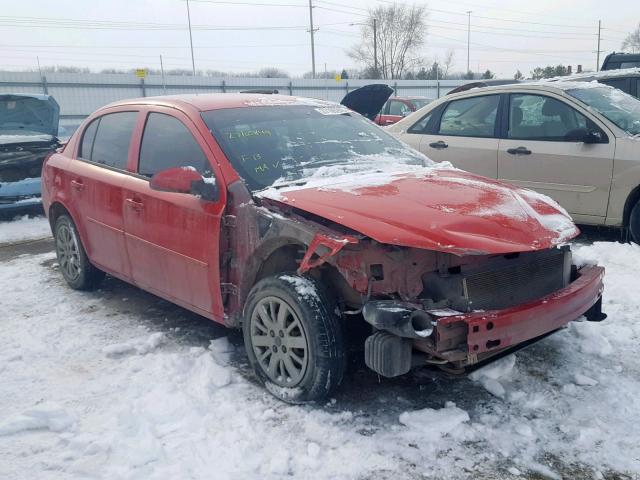 1G1AD5F5XA7197298 - 2010 CHEVROLET COBALT 1LT RED photo 1