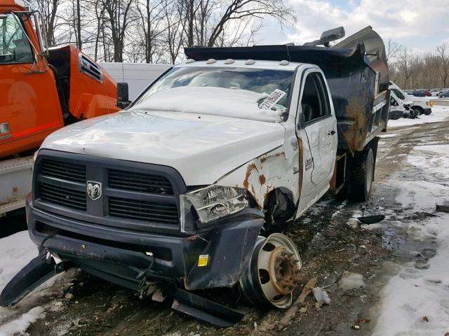 3C7WDLAL4CG231026 - 2012 DODGE RAM 4500 S WHITE photo 2