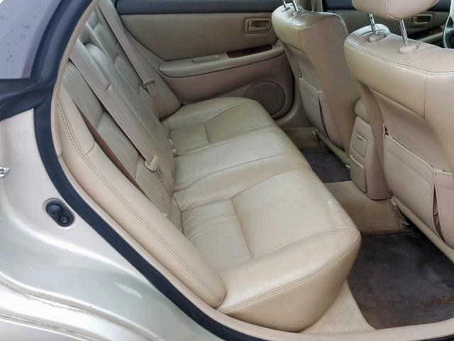 JT8BF28GXW5022912 - 1998 LEXUS ES 300 BEIGE photo 6