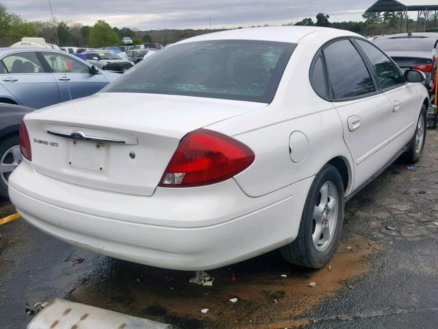 1FAFP55253A191626 - 2003 FORD TAURUS SES WHITE photo 4