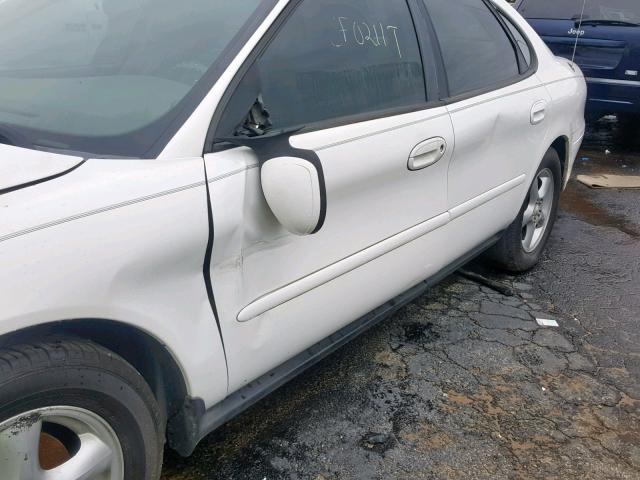 1FAFP55253A191626 - 2003 FORD TAURUS SES WHITE photo 9