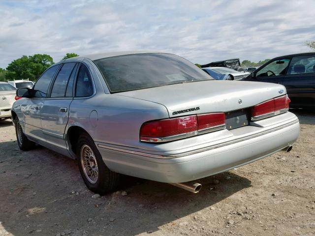 2FALP74W8TX188312 - 1996 FORD CROWN VICT BLUE photo 3