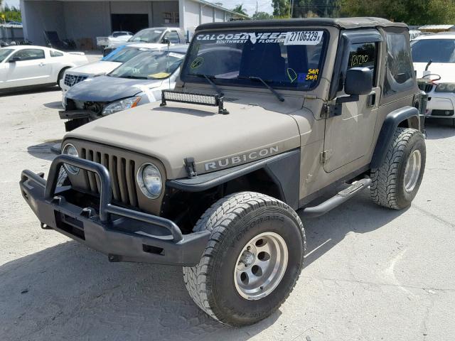 1J4FA69S73P372990 - 2003 JEEP WRANGLER / TAN photo 2