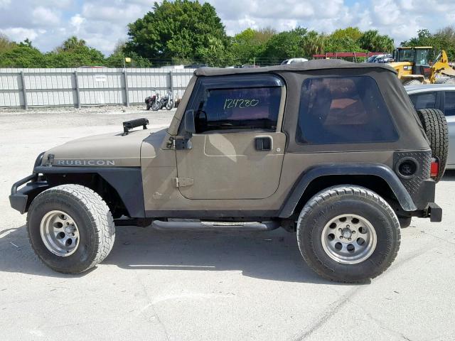 1J4FA69S73P372990 - 2003 JEEP WRANGLER / TAN photo 9