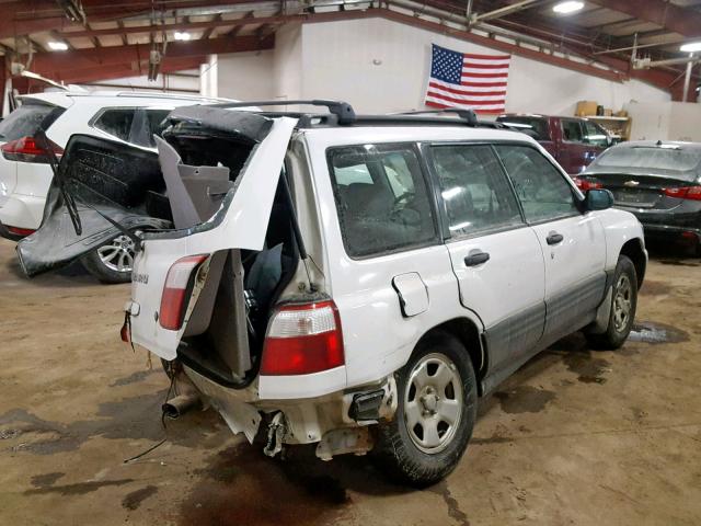 JF1SF63501H715404 - 2001 SUBARU FORESTER L WHITE photo 4