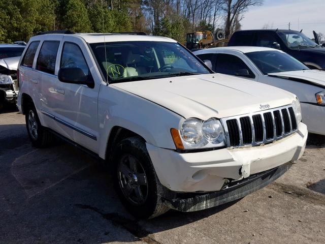 1J8HS58227C591336 - 2007 JEEP GRAND CHER WHITE photo 1