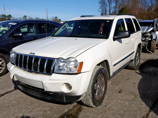 1J8HS58227C591336 - 2007 JEEP GRAND CHER WHITE photo 2