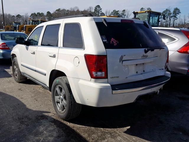 1J8HS58227C591336 - 2007 JEEP GRAND CHER WHITE photo 3