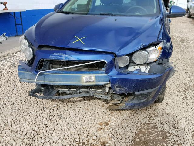 1G1JA5SH4C4232303 - 2012 CHEVROLET SONIC LS 蓝色 照片 10