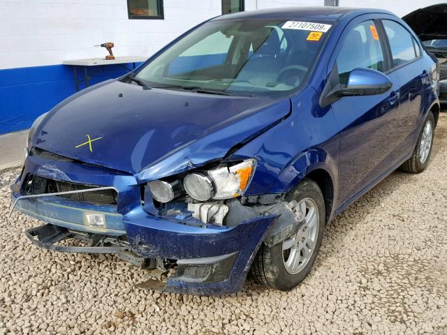 1G1JA5SH4C4232303 - 2012 CHEVROLET SONIC LS 蓝色 照片 2