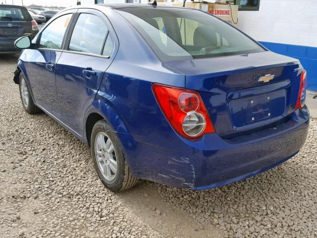 1G1JA5SH4C4232303 - 2012 CHEVROLET SONIC LS 蓝色 照片 3