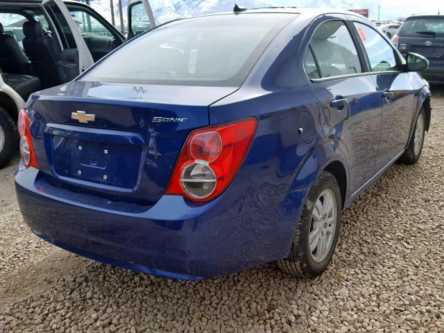 1G1JA5SH4C4232303 - 2012 CHEVROLET SONIC LS 蓝色 照片 4