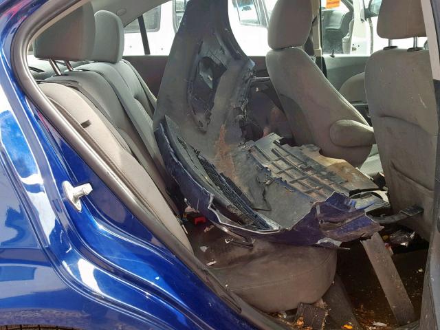 1G1JA5SH4C4232303 - 2012 CHEVROLET SONIC LS 蓝色 照片 6