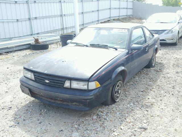 1G1JE1117J7101024 - 1988 CHEVROLET CAVALIER R BLUE photo 2