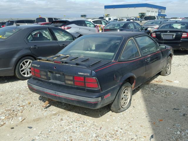 1G1JE1117J7101024 - 1988 CHEVROLET CAVALIER R BLUE photo 4