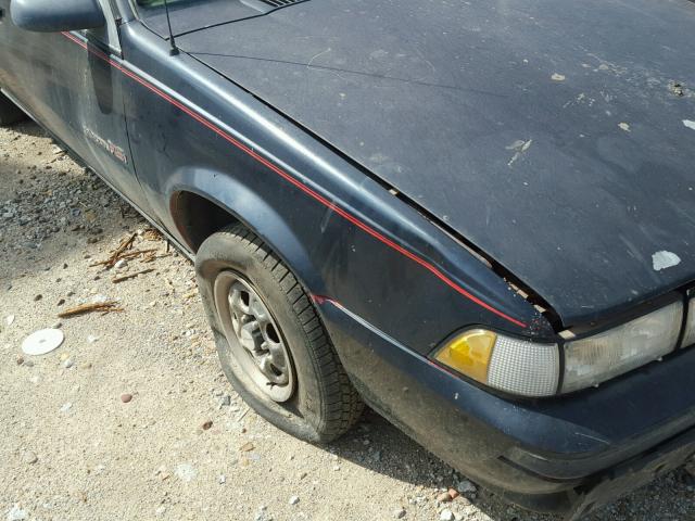 1G1JE1117J7101024 - 1988 CHEVROLET CAVALIER R BLUE photo 9