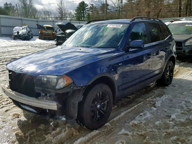 WBXPA934X6WD25572 - 2006 BMW X3 3.0I BLUE photo 2