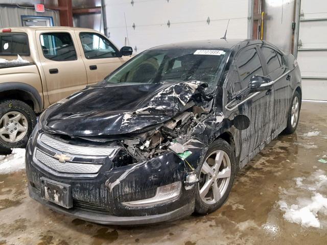 1G1RD6E41BU102163 - 2011 CHEVROLET VOLT BLACK photo 2