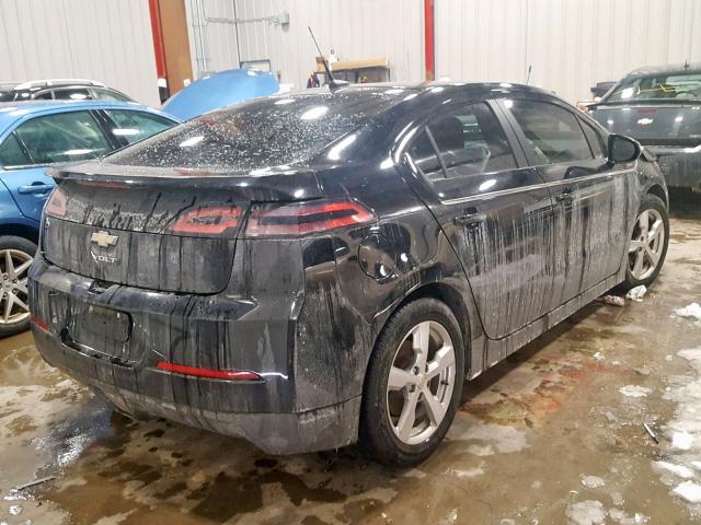 1G1RD6E41BU102163 - 2011 CHEVROLET VOLT BLACK photo 4