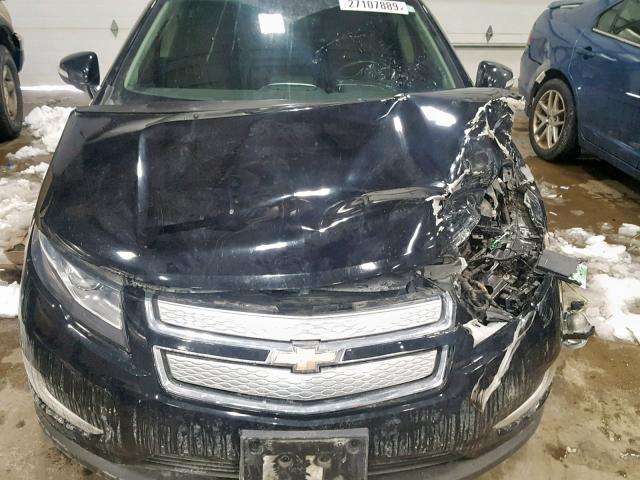 1G1RD6E41BU102163 - 2011 CHEVROLET VOLT BLACK photo 7