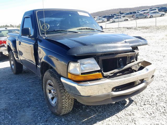 1FTYR10C4YPC04831 - 2000 FORD RANGER BLACK photo 1