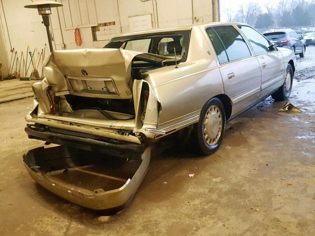 1G6KD54Y0VU266938 - 1997 CADILLAC DEVILLE BEIGE photo 4