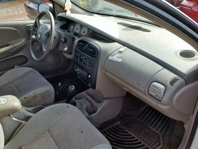 1B3ES46C71D217730 - 2001 DODGE NEON SE WHITE photo 5