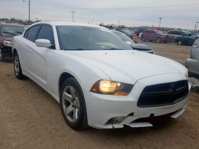 2C3CDXAT7CH262069 - 2012 DODGE CHARGER PO WHITE photo 1