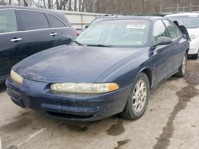 1G3WX52H01F113712 - 2001 OLDSMOBILE INTRIGUE G BLUE photo 2