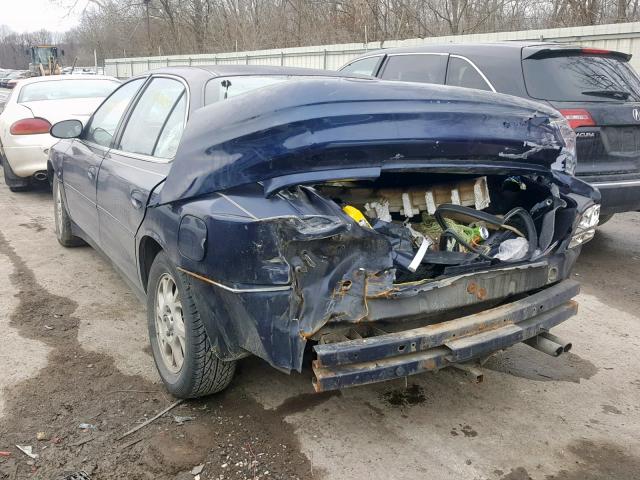 1G3WX52H01F113712 - 2001 OLDSMOBILE INTRIGUE G BLUE photo 3