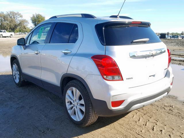 3GNCJMSBXHL290558 - 2017 CHEVROLET TRAX PREMI SILVER photo 3